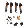 Alomejor RC Car, Aluminum Alloy RC Shock Damper for FCX24 118 124 RC Crawler Car (Black) view 2