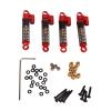 RC Car, Aluminum Alloy RC Shock Damper for FCX24 118 124 RC Crawler Car (Red) view 2