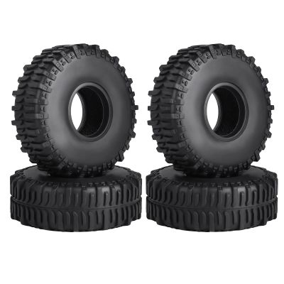 Hobbypark Soft Rubber SCX24 Mud Tires 1.0 Rock Crawler for 1/18 TRX4M 1/24 RC Crawler Axial SCX24 FMS FCX24 Enduro24 T1014 60x22mm