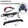 XSYGO Aluminum Alloy Front Rear Bumper with LED Light for Axial SCX24 AXI00006 Bronco 1/24 RC Crawler Truck Car Upgrades (Black) view 2