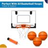 Mini Toy Basketballs, Small 6 Inch Replacment Ball for Indoor Mini Basketball Hoop, 6" Small Replacement Basketball, Toddler Balls, Beach Sand Toy Rubber Ball for Inflatable Pool Hoop Kids Adult view 2