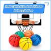 Gamtec 6" Small Basketballs for Kids, Toddler 6 Inch Little Ball for Over Door Mini Hoop, Silence Rubber Basketball Ball for Indoor Outdoor, Beach Sand Toy Balls for Pool Hoop 3PCS with Pump view 4