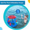 Gamtec 6 Inch Mini Basketballs for Toddlers Kids Teenagers, 3 Pack 6" Basketball Set with Pump Durable PVC Basketballs for Mini Over Door Hoop Pool Beach Balls for Swimming Pool, Indoors, Outdoors view 2