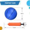 Gamtec 6 Inch Mini Basketballs for Toddlers Kids Teenagers, 3 Pack 6" Basketball Set with Pump Durable PVC Basketballs for Mini Over Door Hoop Pool Beach Balls for Swimming Pool, Indoors, Outdoors view 3