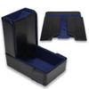 Forged Dice Co. The Keep Compact Foldable Dice Tower with Dice Tray - Strong Magnetic Fittings - Snap-Free Design - Ideal for RPG Players and Dungeon Masters - Easily Store and Transport - Blue view 1