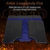 Forged Dice Co. The Keep Compact Foldable Dice Tower with Dice Tray - Strong Magnetic Fittings - Snap-Free Design - Ideal for RPG Players and Dungeon Masters - Easily Store and Transport - Blue view 3