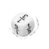 Fractional Number Dice, 20 PCS Intelligence Development White Fraction Dice for Children Toys view 4