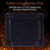 Forged Dice Co. 6 Inch Magnetic Folding Dice Tray - Portable Folding Dice Rolling Tray for use as DND Dice Tray D&D Dice Tray or Dice Game - Quiets Rolling Metal Dice and Folds Flat - Black view 2