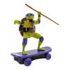 Teenage Mutant Ninja Turtles Toy, Donatello Sewer Shredder Pullback Skateboard, Mutant Mayhem TMNT Collectible Ninja Turtle, Ages 3+ view 2
