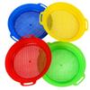 QINGLER Sand Sifters Sieve for The Beach Sand Toys (Red, Blue, Yellow & Green) Complete Gift Set Bundle-4Pack(8.75x 9.75in) view 1