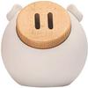 KRASS Collector88 Pink Piggy Piggy Bank Beige Money Box with Wooden Resin Body and Wooden Mouth for Boys, Girls, Children, Money Box for Adults, Beige S, view 1