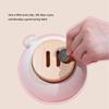 KRASS Collector88 Pink Piggy Piggy Bank Beige Money Box with Wooden Resin Body and Wooden Mouth for Boys, Girls, Children, Money Box for Adults, Beige S, view 3