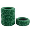 LAFEINA 4PCS 75mm RC Rally Car Grain Rubber Tires for 1:10 RC On Road Car Tamiya HSP HPI Kyosho (Green) view 2