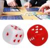 Dice Set, Multiple Playing Methods Portable Gaming Dice Set, Plastic Red White Heart for Tabletop Games Role-Playing Family Gatherings view 3