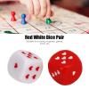 Dice Set, Multiple Playing Methods Portable Gaming Dice Set, Plastic Red White Heart for Tabletop Games Role-Playing Family Gatherings view 4