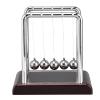 Ejoyous Newton's Balance Ball, Metal Balance Swinging Physics Science Pendulum Balls Desk Motion Toy for Office Physics Teacher Decorations(Wine red Bottom) view 1