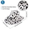 SGBETTER 8 Pack Cow Print Cowboy Hat Black and White Cow Pattern Western Cowgirl Hats for Cowboy Theme Party Halloween Cosplay Dress up Costume Accessories view 2