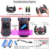 Remote Control Car for Girls, RC Sport Racing for Kids Hobby Toy, 2.4GHz Electric Power On Road High Speed Drift Model Vehicle with Led Headlight and Controller Rechargeable,Xmas Birthday Gifts Purple view 4