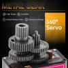 DiGiYes 2Pack MG90S Micro Servo Motor Metal Geared 9G for Helicopter Airplane Boat Smart Robot Car Controls (1, Control Angle 360 Degree) view 3