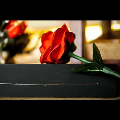 SUMAG Rose Silk Magic Tricks White Rose to Red Color Change Flower Silk Magic for Magicians Stage Illusions Gimmicks Mentalism Props