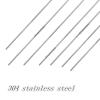 Ltvystore 10Pcs 1.5 x 450mm Z Push Rods Parts & 10Pcs Adjustable Pushrod Connector Linkage Stopper 1.8mm & 10Pcs Nylon Control Horns 21x10 mm Compatible for RC Airplane Plane Boat Replacement view 2