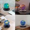 6" World Geographic Globes Floating Globe Lamp Anti Gravity 360 Rotating World Map with LED Light Magnetic Levitating Globe Home Office Desk Decor Creative Birthday Gifts view 4