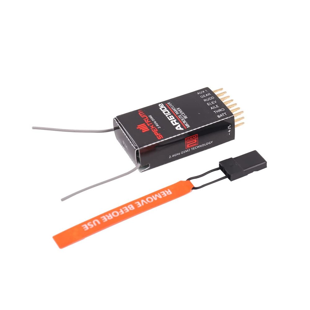 3.5V-9.6V AR6100E Remote Satellite Receiver for DSM2 Transmitter Set for Spektrum 6 Channel