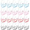 Hanaive 20 Pcs Kids Stethoscope Toys Bulk Stethoscopes for Children Girl Boy Doctor Nurse Party Halloween Costume Role Cosplay Pretend Game Accessories, 4 Colors view 1