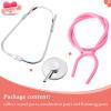 Hanaive 20 Pcs Kids Stethoscope Toys Bulk Stethoscopes for Children Girl Boy Doctor Nurse Party Halloween Costume Role Cosplay Pretend Game Accessories, 4 Colors view 4