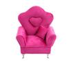 CONCISE 1/6 & 1/12 Scale Miniature Velvet Sofa w/Hidden Jewelry Box for Women 14+ Collectors Ring Earring Necklace Bracelet Trinket Storage - Pink Decor for Display & Dressing Tables view 2