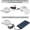 Wittocs White Costume Fan Mini Blower Fan for Dinosaur Halloween Inflatable Blow Up Costume(Upgraded Version) view 3