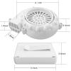 Wittocs White Costume Fan Mini Blower Fan for Dinosaur Halloween Inflatable Blow Up Costume(Upgraded Version) view 4