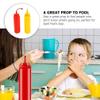 Gadpiparty 2pcs Interactive Fake Mustard Ketchup Prank Toys Wear-Resistant Novelty Bottles for Fun at Parties Realistic Design for Creative Surprises and Excitement view 4