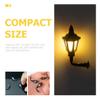Housoutil 10pcs Miniature Led Wall Lamps for Mini House Decor Wall Lamp Model Set Miniature Light Decorative view 2