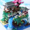 Yushinv Cherry Blossom Tree Building Set with Gift Box, Original Music Cherry Blossom Tree House(Type :Symphony), Japanese Sakura Tree House Lights Building Kit3320 Pcs, Cherry Bonsai Building Set. view 2