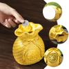 Housoutil Year Piggy Bank Resin Jar Lucky Bag Shaped Decor for Festive Savings for Home Office Car Decoration for Celebrations view 2