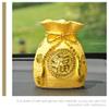 Housoutil Year Piggy Bank Resin Jar Lucky Bag Shaped Decor for Festive Savings for Home Office Car Decoration for Celebrations view 4