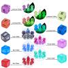 10mm Mini DND Dice Set,15 Sets Polyhedral RPG Dice (105pcs) for MTG,RPG,D&D Dungeons and Dragons Role Playing Game.(Transparent Glitter) view 4