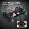 GoolRC RC Drift Car, 1:18 Scale Remote Control Car, 2.4GHz 4WD 30KM/H High Speed RC Racing Cars with LED Light Strip and 3 Batteries for Adults view 3