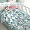ARNOVIC Personalized Blanket with Sportsman Turtle Custom Baby Name Blanket for Girl Boy Sea Turtle Customized Baby Blanket with Name for Toddler Newborn, 40"x50" for Kids/Child - S view 3