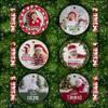 Babys First Christmas 2025, Personalized Photo Ornament, 3 Inches - Round - Upload Photo - Custom W/Name - My First Christmas Photo Baby Ornament, Christmas Ornament for Newborns - D6 view 3