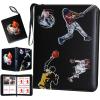COYORO Large-Capacity Sports Card Binder with 4 Pockets and 50 Sleeves Fits 400 Cards, Perfect for Baseball, Football, Basketball, Hockey, Yu-Gi-Oh and MTG Card Games view 1