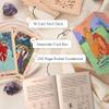 Wyspell Feminine Tarot Card Deck  Borderless Tarot Cards with with Meanings on Them - Guide Book for Beginners  Beginner Playing Cards Set view 3