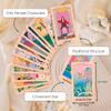 Wyspell Feminine Tarot Card Deck  Borderless Tarot Cards with with Meanings on Them - Guide Book for Beginners  Beginner Playing Cards Set view 4