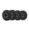 4Pcs 2.2 Inch Rc Tires,Strong Grip Wear Alloy Rubber Tire Kit For Scx10 Rr10 Wraith 90048 90018 Car Model Accessory view 2