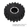 4Pcs 2.2 Inch Rc Tires,Strong Grip Wear Alloy Rubber Tire Kit For Scx10 Rr10 Wraith 90048 90018 Car Model Accessory view 3