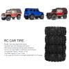 4Pcs 2.2 Inch Rc Tires,Strong Grip Wear Alloy Rubber Tire Kit For Scx10 Rr10 Wraith 90048 90018 Car Model Accessory view 4