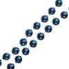 Anderson's Round Navy Blue Beads, 33 Inches, Set of 24, Fan Gear, Birthdays, Homecoming, Game Days, Holidays, Sports Fan Gear,School Spirit, Football Cheerleader Accessories view 2