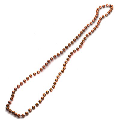 Anderson's Orange Beads, 33 Inches, Set of 24, Fan Gear, Birthdays, Homecoming, Game Days, Holidays, Sports Fan Gear,School Spirit, Football Cheerleader Accessories
