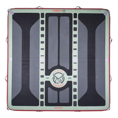 HO Hawaii Inflatable Dock Grey/Red 10Ft